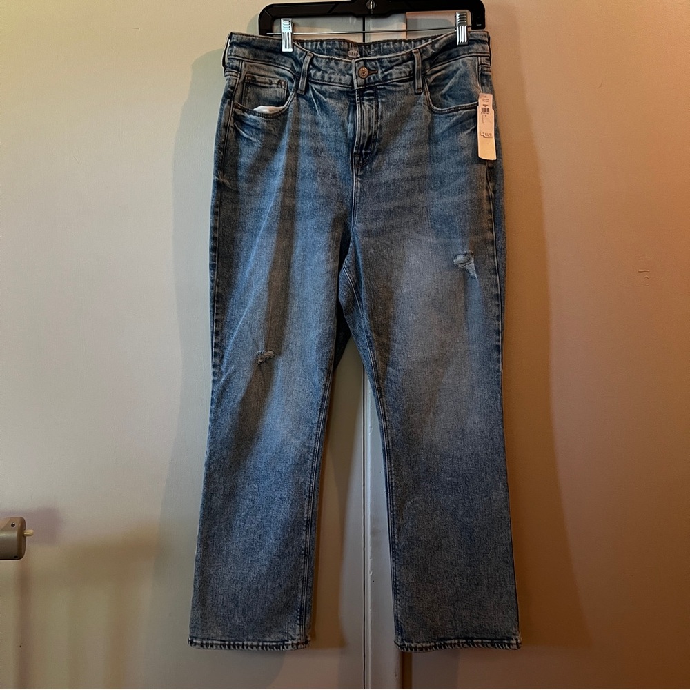 Old Navy Flare Ankle High-Rise Jeans